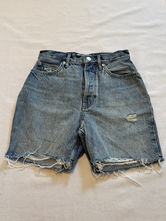Everlane Pants - Everlane Denim Shorts Womens 27 High Rise Distressed Cutoff Jean Shorts